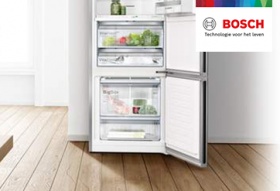 15% korting op de koelkasten en vriezers van Bosch