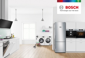 Tot 30% korting op geselecteerde huishoudapparaten van Bosch
