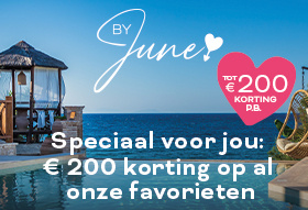 Geef je vakantiegeld een mooie bestemming! Tijdelijk €200,- korting op al onze favorieten